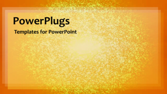 PowerPoint Template - An abstract background